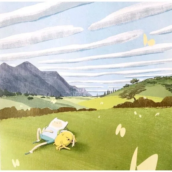 2014 Adventure Time Cartoon Poster Summer Time Phil Ryder 16 x 11" DWJJ8 - Picture 1 of 2